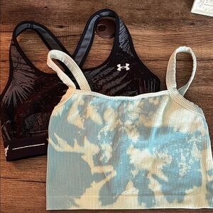 Bra Bundle - Size Medium - Under Armour Sports Bra & Colsie Bralette